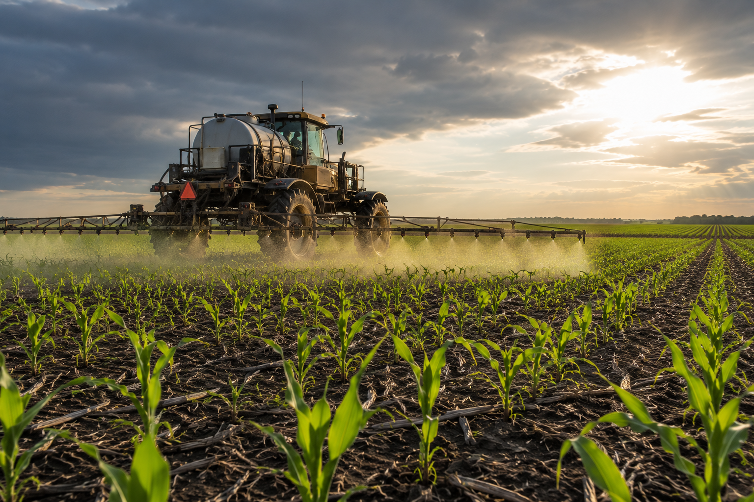 Herbicide application CORN Herbicide application CORN